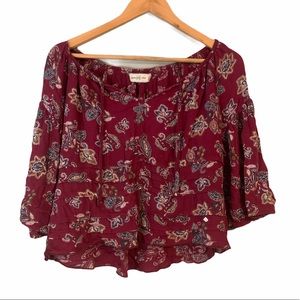 Boho wide sleeve top